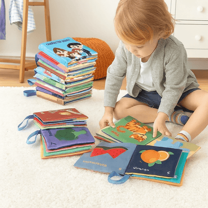 3D Early Education Cloth Book For Kids - Toynix