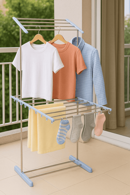 2 Layer Attachable Towel Rack
