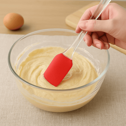 2 PIECE BEST Silicone Brush and Spatula Pair - 2 in 1 set
