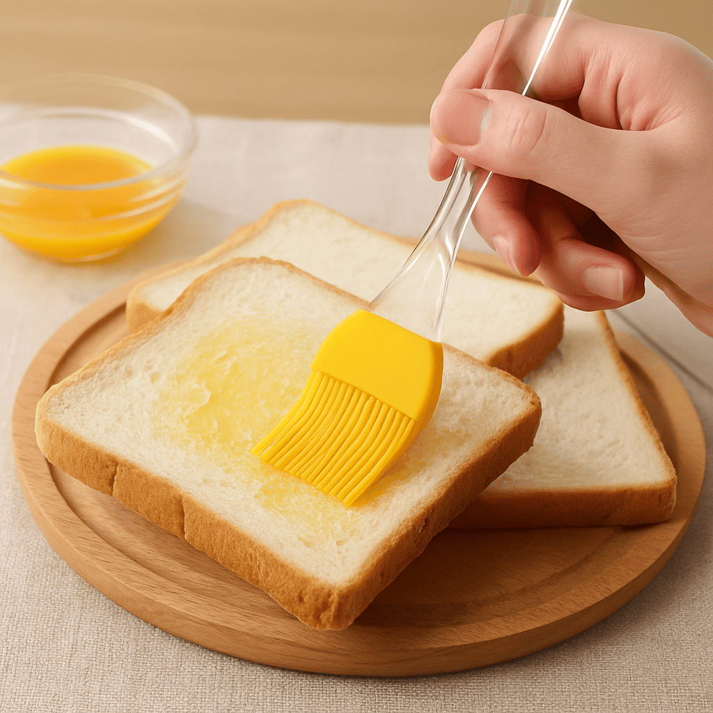 2 PIECE BEST Silicone Brush and Spatula Pair - 2 in 1 set