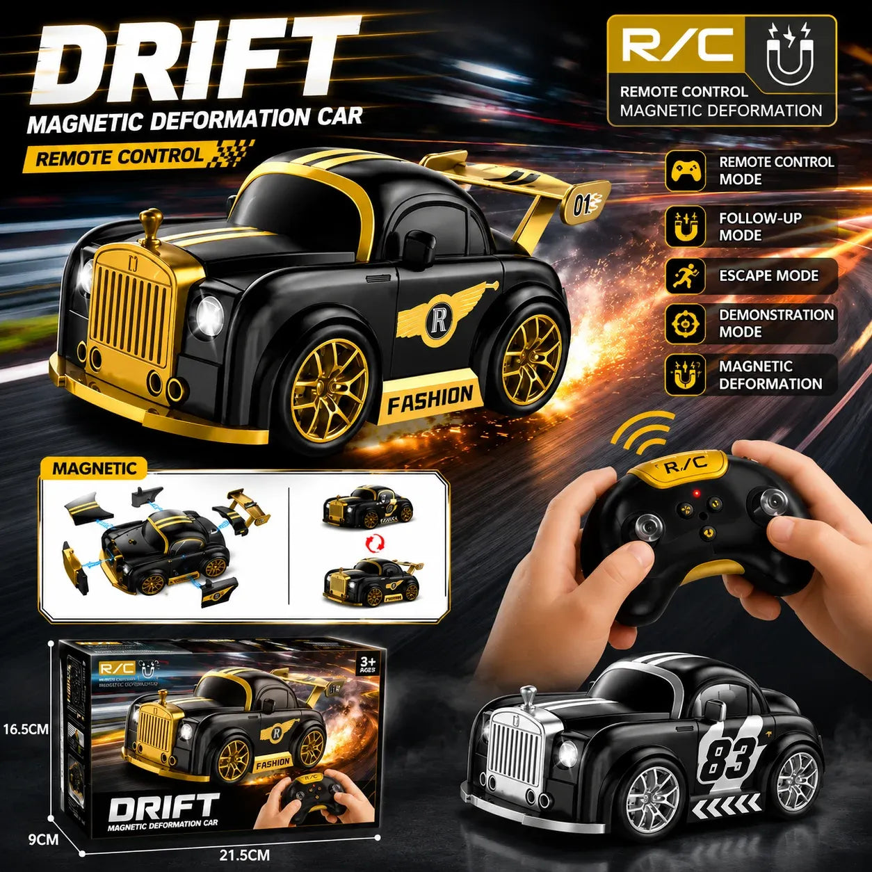 Remote Control Mini Drift Induction Car For Kids (HK9955)