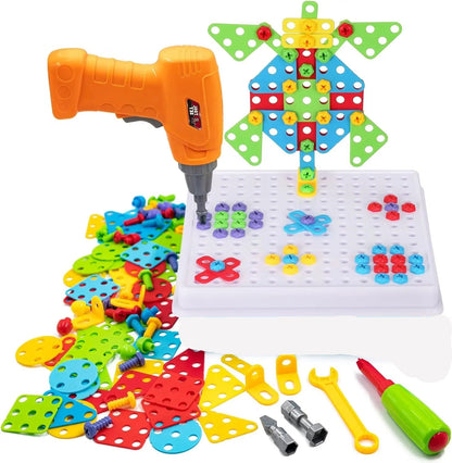 Creative Drilling Toy With Screwdriver Tool Playset (144 pcs) - Toynix