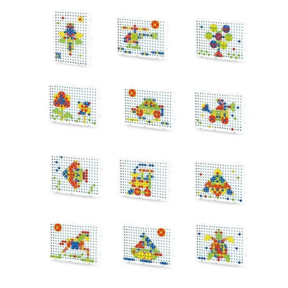 Creative Drilling Toy With Screwdriver Tool Playset (144 pcs) - Toynix