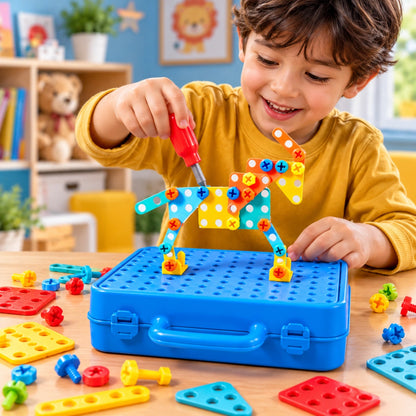 Creative 3D Drill Screw Space Simulation Screw Tool Box