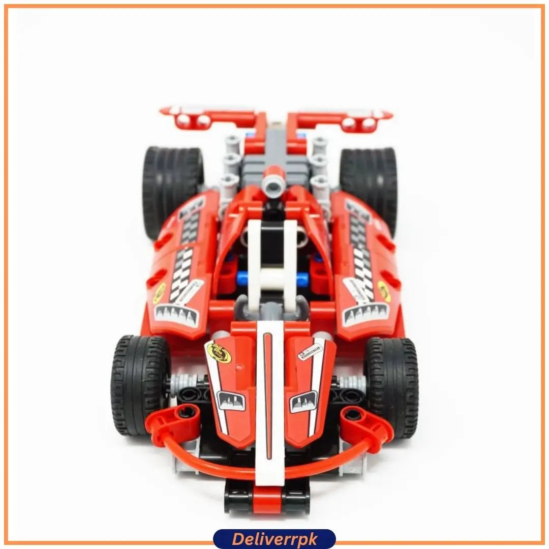 Dazzling Red Racing Car - Deliverrpk