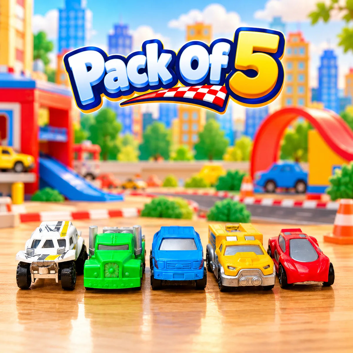 Diecast metal toy cars collection set for kids with colorful miniature vehicles