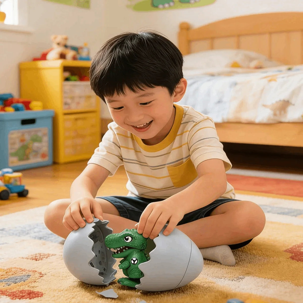 Dinosaur Egg Surprise Toy – Wind-Up Hatching Dino for Kids