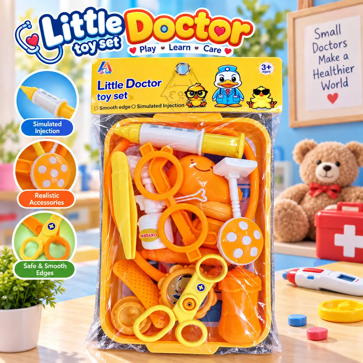 Doctor Play Toy Set For Kids-Toynix