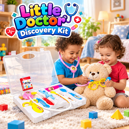 Doctor Set Toy for Kids - Medical Doctor Tray & Kit - Doctor Tools set -