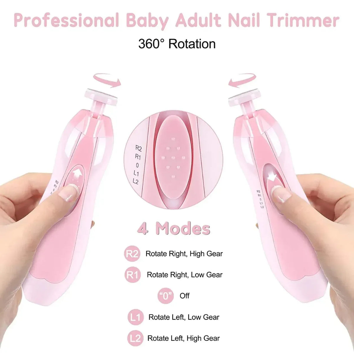 Electric Baby Nail Trimmer Deliverr.pk