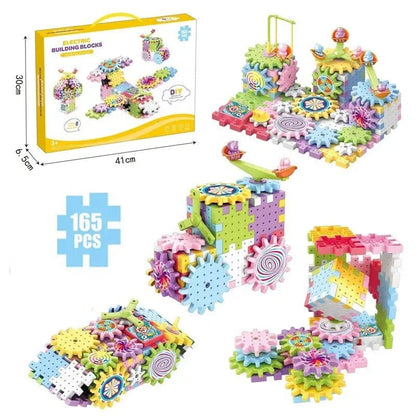 Electric Building Block Gear Toy - Toynix