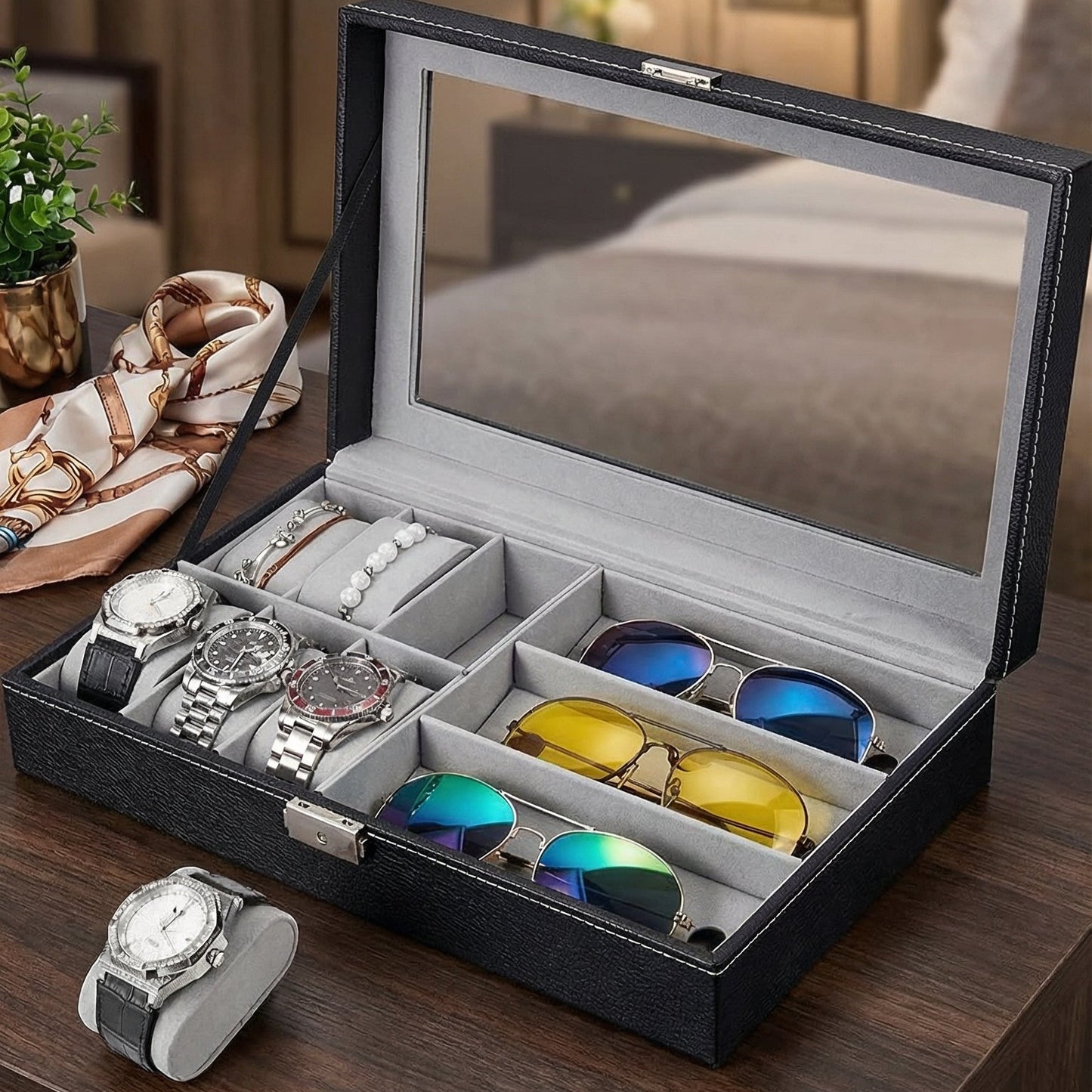 Premium Watch Organizer Box (Imported)