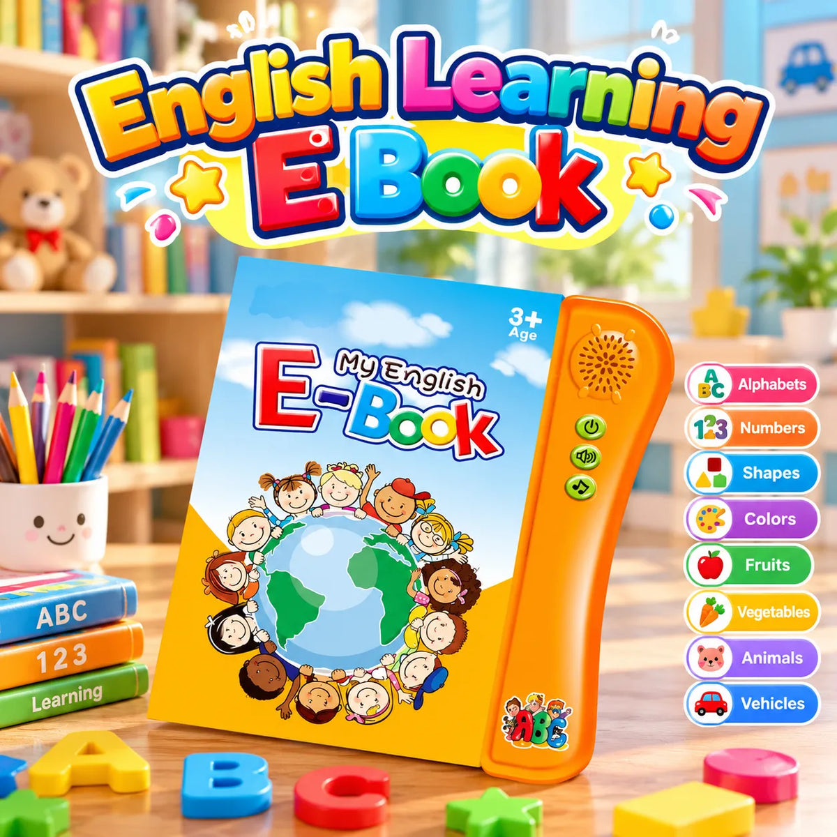 English Learning E Book for Kids (UC168-1)