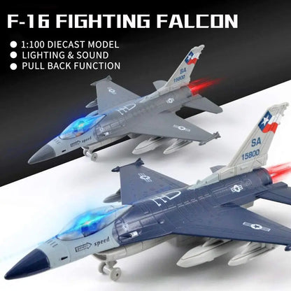 F-16 Airplane Model Fighter Toy - Deliverrpk