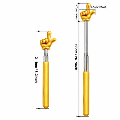 Finger Hand Reading Pointer Stick Extendable Classroom Pointer