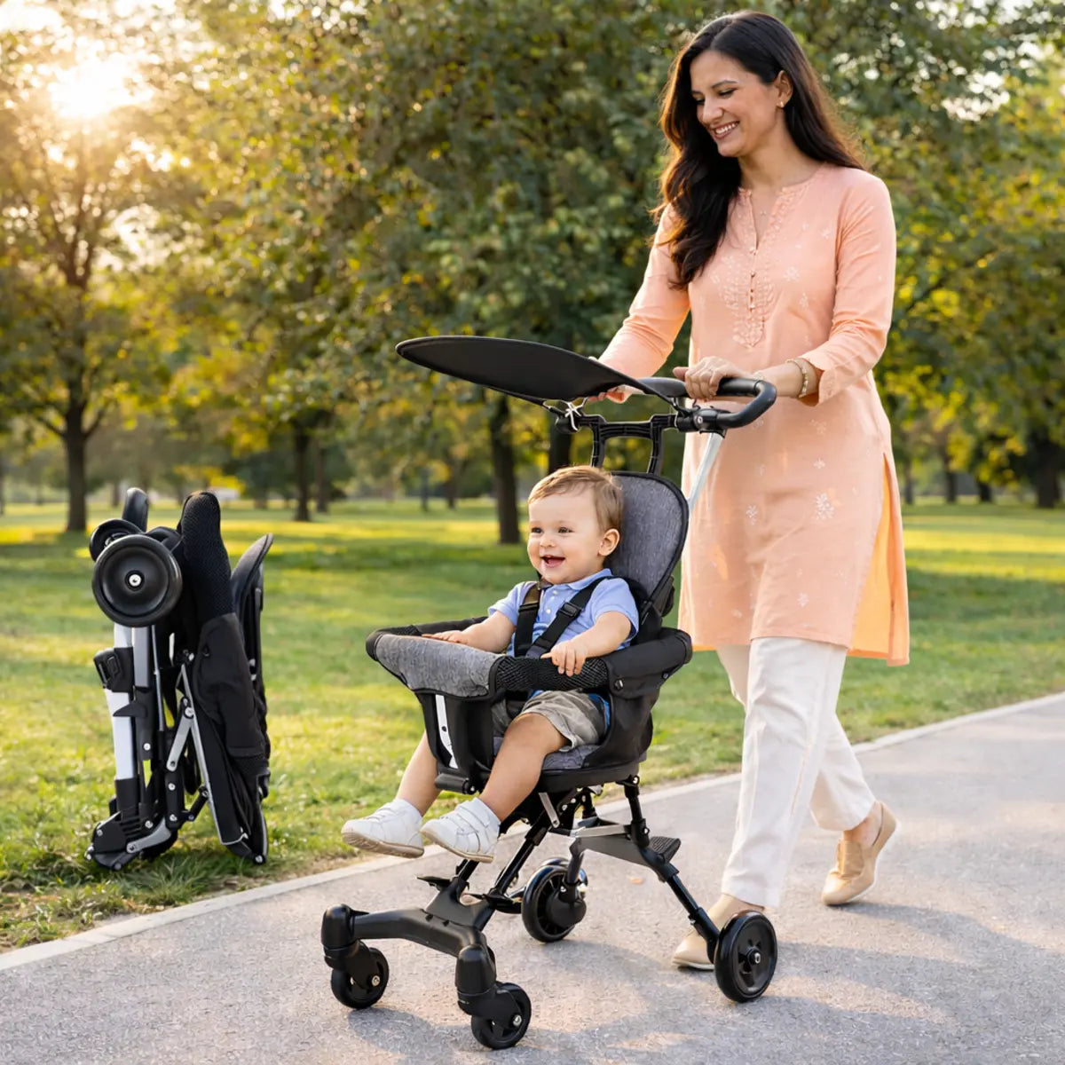 Foldable & Light Weight Baby Stroller - Deliverrpk