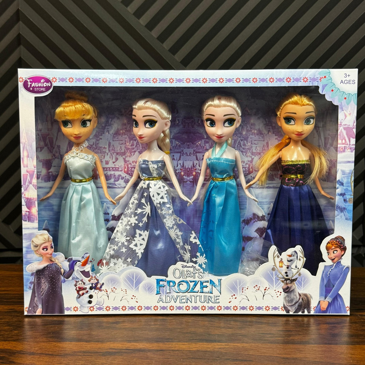 Frozen Dolls - 4 in 1 dolls Elsa Doll Girls Toys Fever Princess 