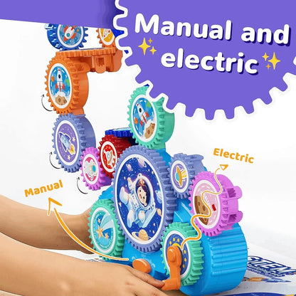 Electric & Manual Gear Building Blocks for Kids