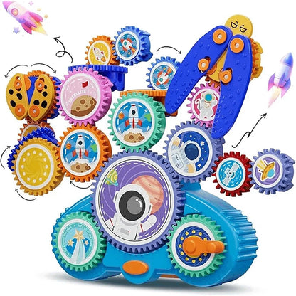 Electric & Manual Gear Building Blocks for Kids