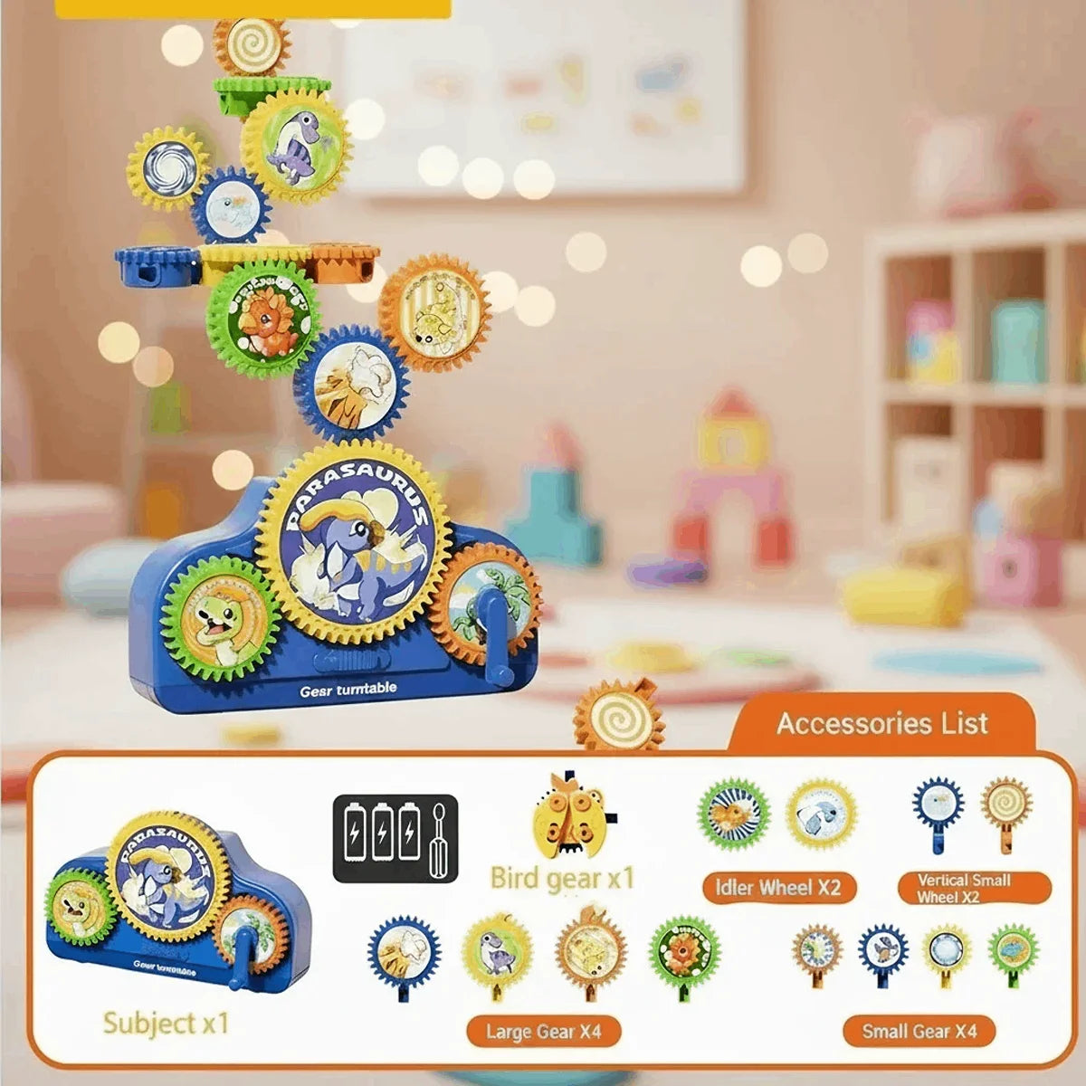 Electric & Manual Gear Building Blocks for Kids