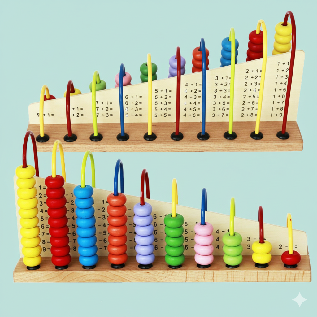Wooden Calculation Shelf Abacus Toy For Kids | 2025-10