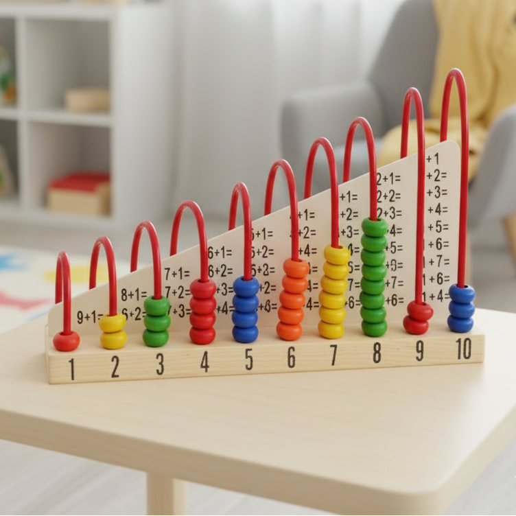 Wooden Calculation Shelf Abacus Toy For Kids | 2025-10