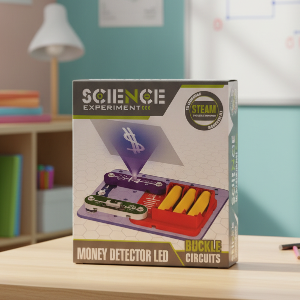 Money Detector LED Science Experiment Kit for Kids