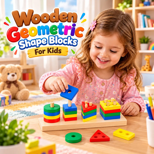 Geometric Shapes Sorter Educational Learning Toy for Kids