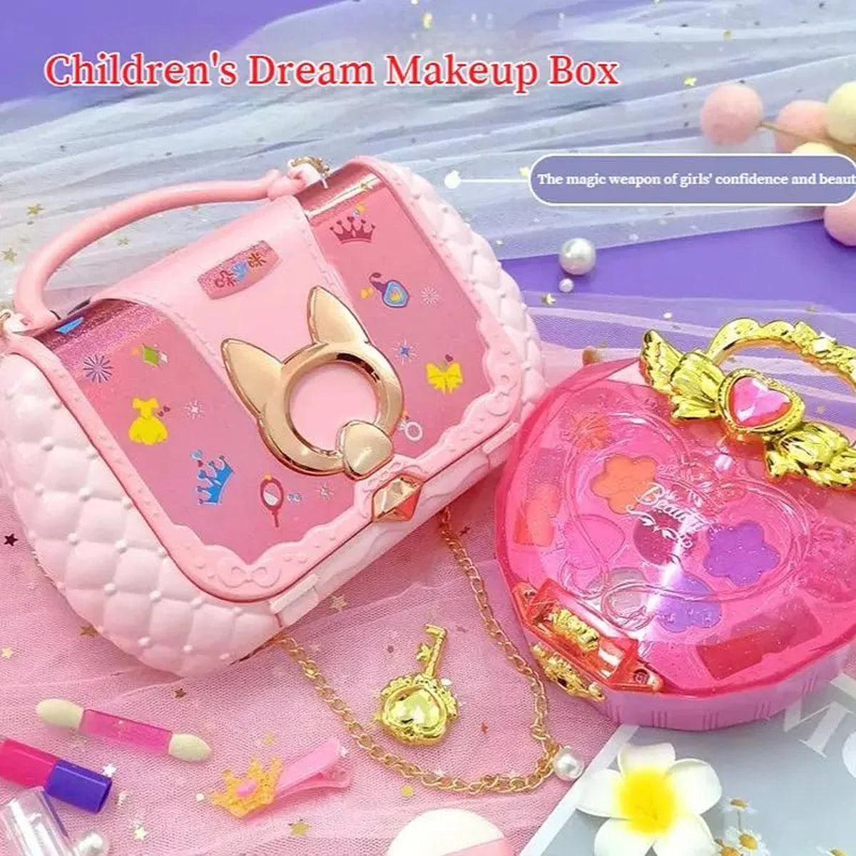 Girls Beauty Makeup Bag Playset (M-710)