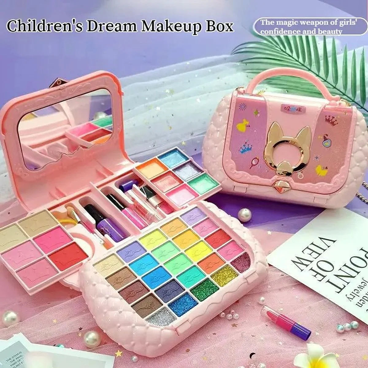 Girls Beauty Makeup Bag Playset (M-710)