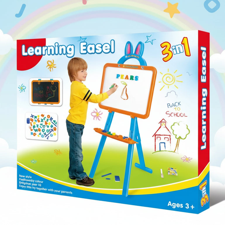 3 in 1 Learning Easel Board for Kids