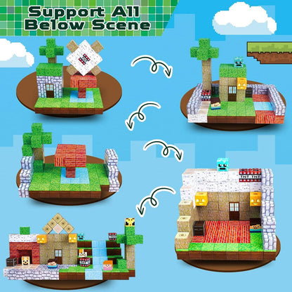 Minecraft Magnetic Building Blocks Cubes 100pc