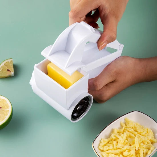 Hand held Rotary Grater cheese cutter slicer grater - Deliverrpk