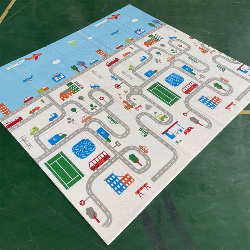 Large Baby Crawling Foam Mat Reversible - Toynix