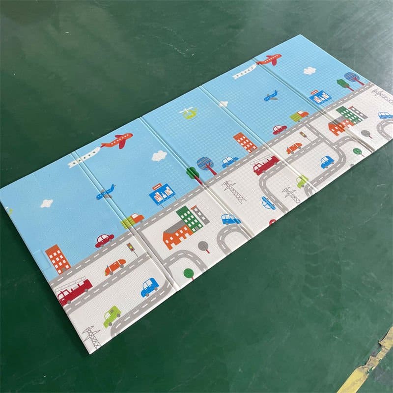 Large Baby Crawling Foam Mat Reversible - Toynix