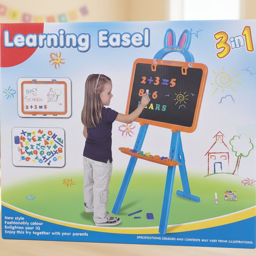 3 in 1 Learning Easel Board for Kids