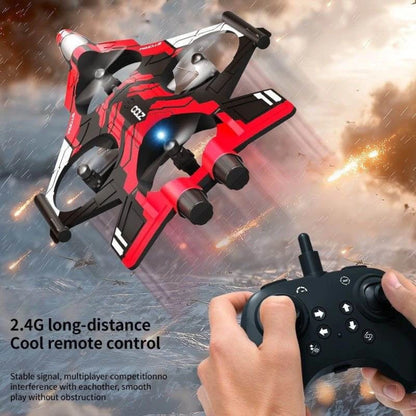 K500 Max RC Fighter Jet Drone with Remote Controller for Kids and Adults