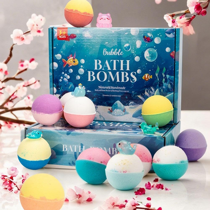 Kids Bath Bombs with Surprise Toys Inside