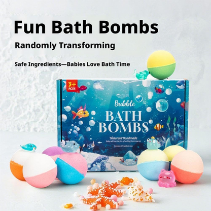 Kids Bath Bombs with Surprise Toys Inside (HY5012)