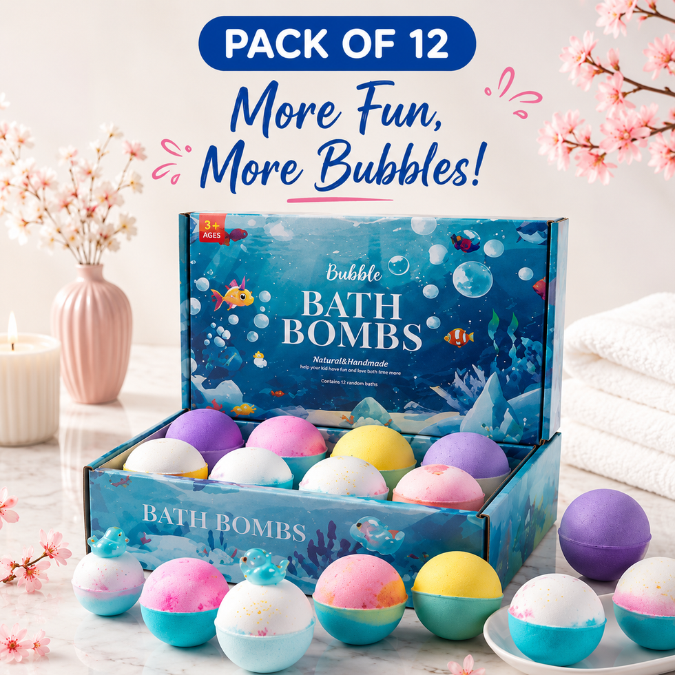 Kids Bath Bombs with Surprise Toys Inside (HY5012)