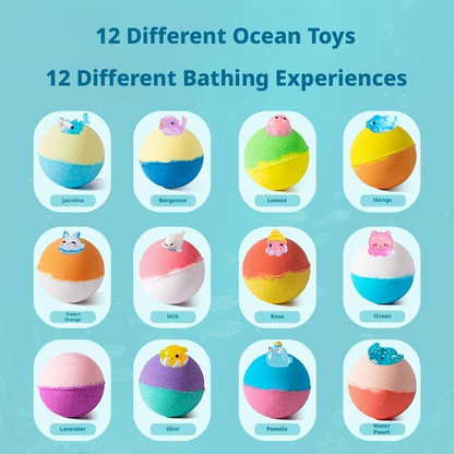 Kids Bath Bombs with Surprise Toys Inside (HY5012)