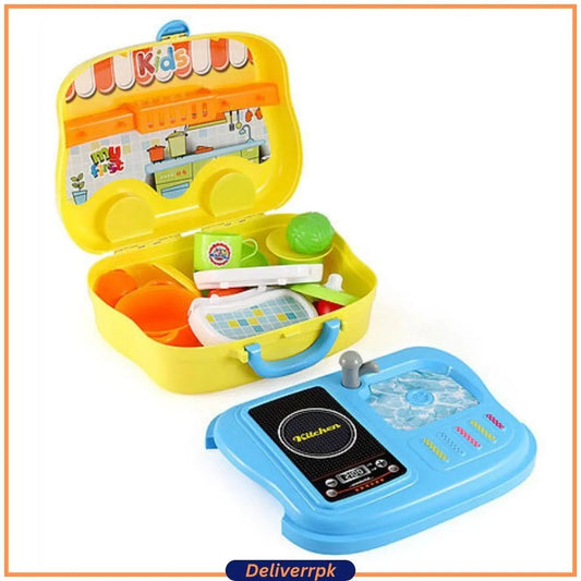 Kids Kitchen Cooking Toy Set - Deliverrpk