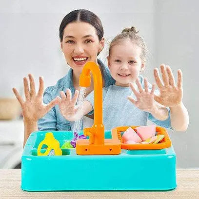 Kitchen Sink Play Set with Running Water - Deliverrpk