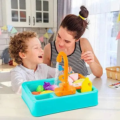 Kitchen Sink Play Set with Running Water - Deliverrpk