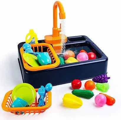 Kitchen Sink Play Set with Running Water - Deliverrpk