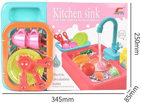 Kitchen Sink Play Set with Running Water - Deliverrpk