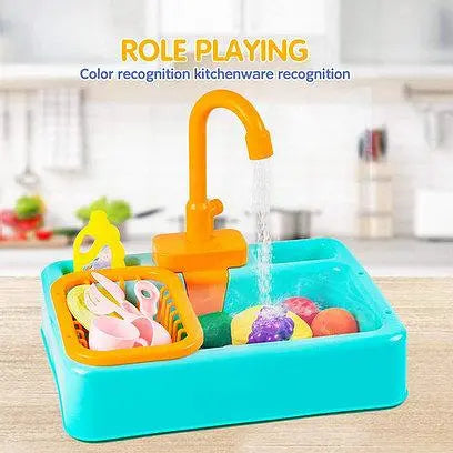 Kitchen Sink Play Set with Running Water - Deliverrpk