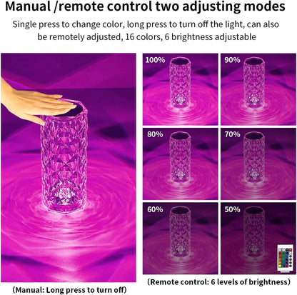 LED Crystal Table Lamp - Deliverrpk