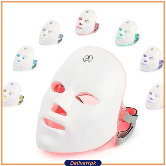 LED Facial Mask Light Therapy - Deliverrpk