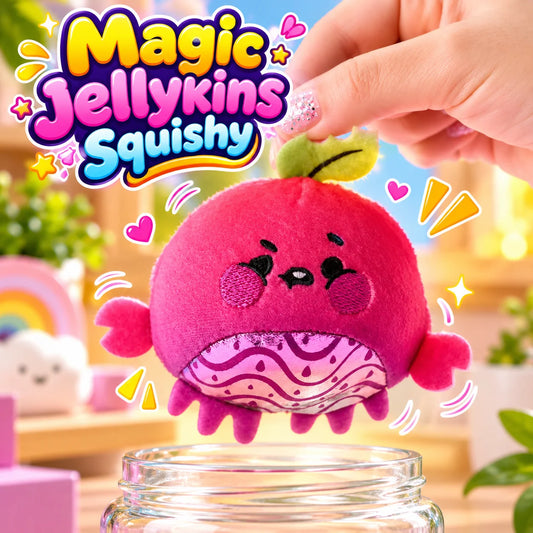 Magic Jellykins Squishy Plush Surprise Collectible Toy for Kids